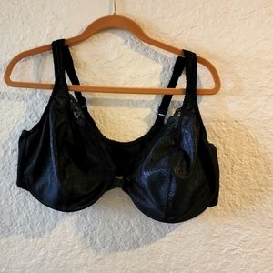 Glamorise Black Underwire Front Closure Bra